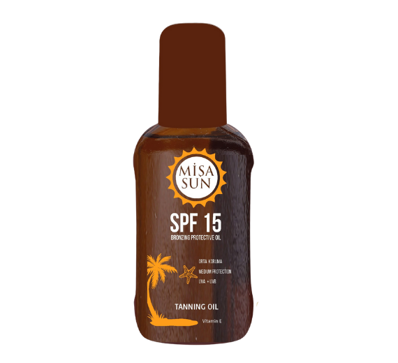 Mişa Sun Bronzlaştırıcı Koruyucu Yağ SPF 15