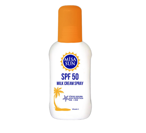 Mişa Sun Yüksek Koruma Süt Sprey Güneş Kremi SPF 50